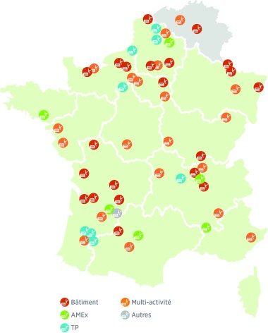 Alkern sites production carte
