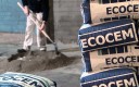 Sacs de ciment bas carbone Ecocem.