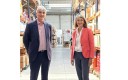 Thierry Carle (nouveau DG de Protecthoms) aux côtés de Marie-Pierre Marchand (présidente de Protecthoms).