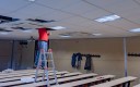 Travaux de rénovation dans une école