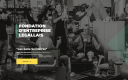 Fondation d'entreprise Legallais - Aperçu de la HP web.